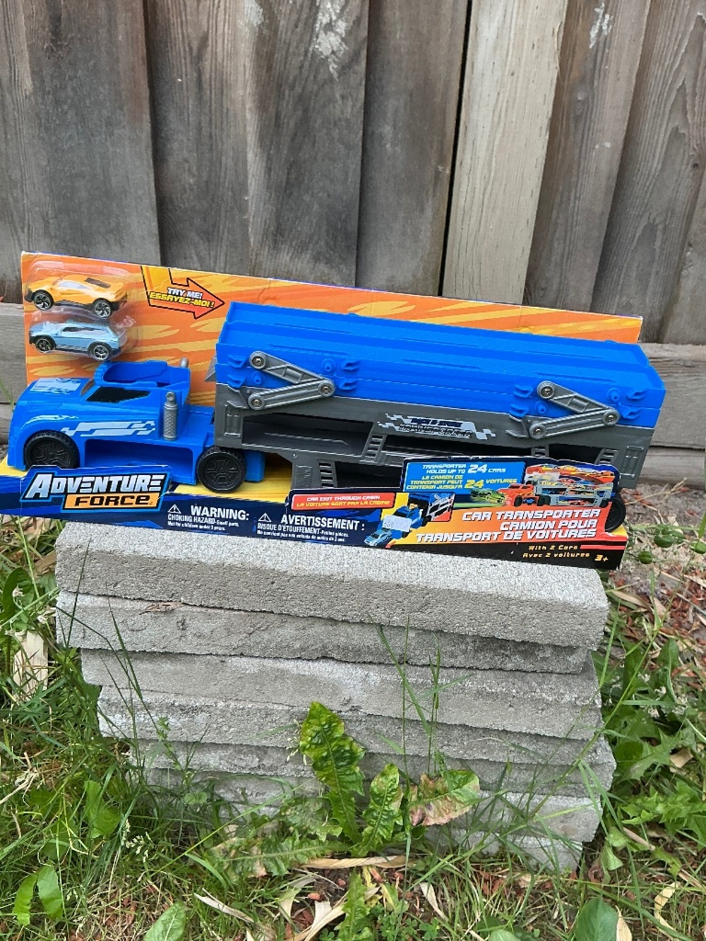 Adventure Force Race & Store Transporter Truck Holds 24 Cars New 2 Cars 2019 Toy